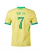 Brasilia Vinicius Junior #7 Kotipaita Copa America 2024 Lyhythihainen